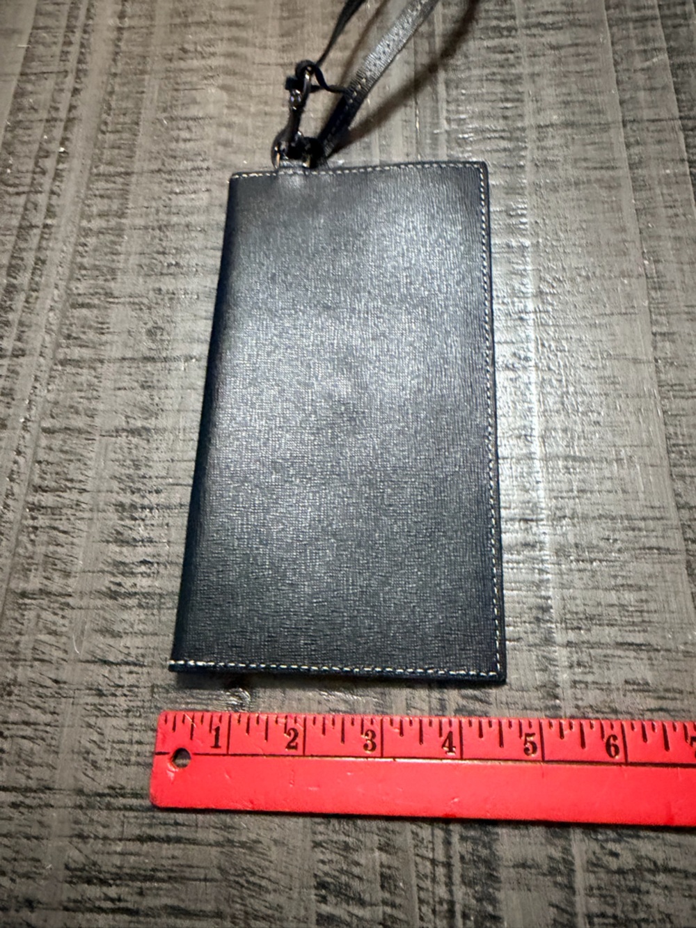Dooney & Bourke Black Envelope Wristlet Wallet with Gold Accent - Picture 5 of 8